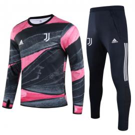 Chandal Juventus 2021/2022 Negro rosa niño