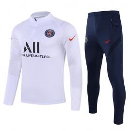 Chandal París Saint-Germain 2021/2022 blanco niño