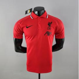 Camiseta Polo Liverpool 2022 Rojo