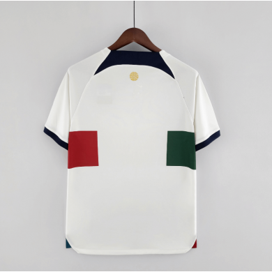 Camiseta Portugal Segunda Equipación Match Mundial Qatar 2022 Niño