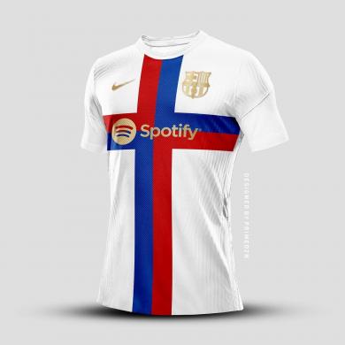 Camiseta b-arcelona 2022 Blanca