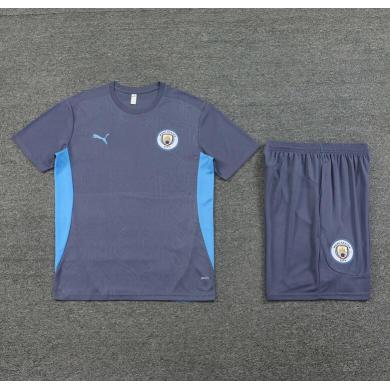 Camiseta Manchester City (Hombre/Niño) Pre-Match 2024/25 + Pantalones