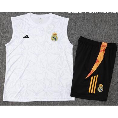 Camiseta Sin Mangas Real Madrid CF Pre-Match 2024 + Pantalones