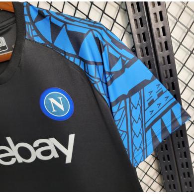 Camiseta Scc Napoli Pre-Match Negro 23/24