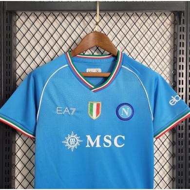 Camiseta Scc Napoli Primera Equipación 23/24 Niño