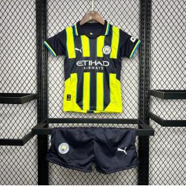 Camiseta Manchester City Segunda Equipacion 24/25 Niño