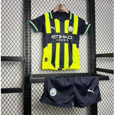 Camiseta Manchester City Segunda Equipacion 24/25 Niño