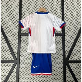 Camiseta Francia Segunda Equipación 2024 Niño