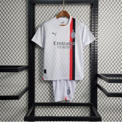 Camiseta AC Milan Segunda Equipación 2023-2024 Niño