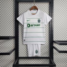 Camiseta Sporting Lisboa Segunda Equipación 23/24 Niño