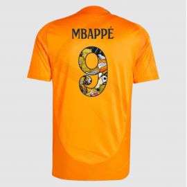 Camiseta Real M adrid 2ª Equipación 24/25 MBAPPÉ #9 Bear Champ Font