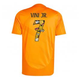 Camiseta Real M adrid 2ª Equipación 24/25 VINI JR. #7 Bear Champ Font