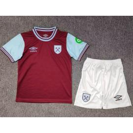 Camiseta West Ham United 1ª Equipación 24/25 Niño