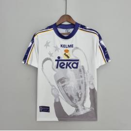 Camiseta Retro Real Madrid Champions League 7 Champions Edición Conmemorativa 97-98