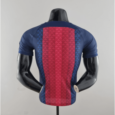 Camiseta 22/23 Psg Versión Conjunta Rojo Y Azul