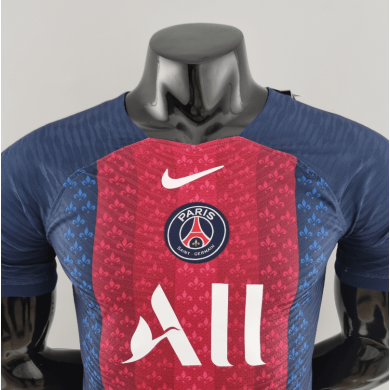 Camiseta 22/23 Psg Versión Conjunta Rojo Y Azul