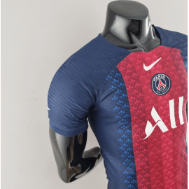 Camiseta 22/23 Psg Versión Conjunta Rojo Y Azul