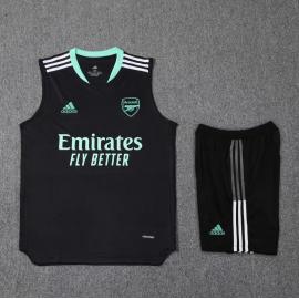 Camisetas Sin Mangas Arsenal 22/23 KIT Negra