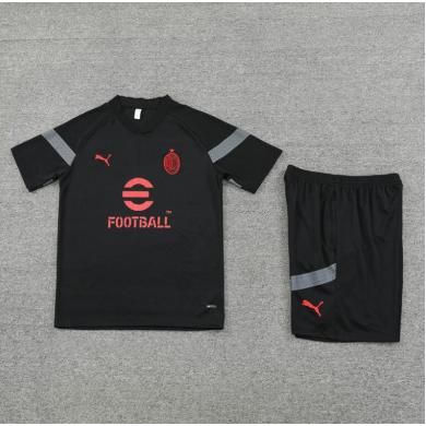 Camiseta AC Milan Pre-Match Negro 22/23 + Pantalones