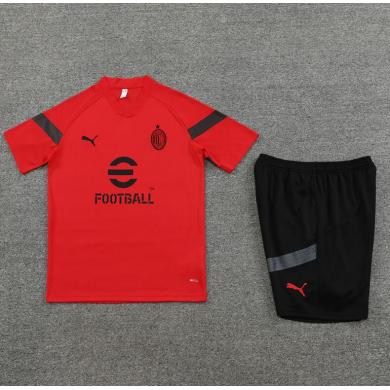 Camiseta AC Milan Training Kit Rojo 22/23 + Pantalones