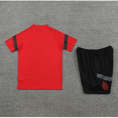 Camiseta AC Milan Training Kit Rojo 22/23 + Pantalones