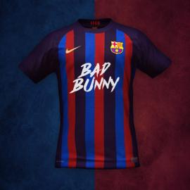 Camiseta b-arcelona Edición Limitada de BAD BUNNY la 1a equipación masculina del FC