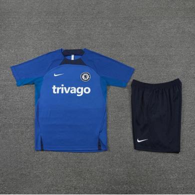 Camiseta Chelsea FC Pre-Match Azul 22/23 +Pantalones