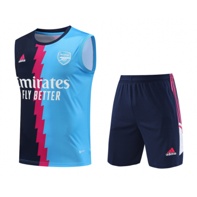 Camiseta Sin Mangas FC Arsenal Pre-Match 23/24 Azul + Pantalones