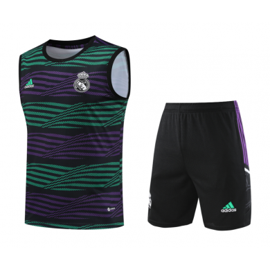 Camiseta Sin Mangas Real Madrid CF Pre-Match 23/24 + Pantalones