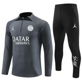 Chandal Entrenamiento Paris Saint-Germain 23/24 Gris (Hombre/Niño) + Pantalones