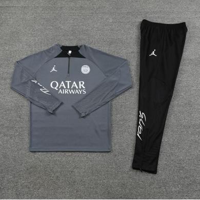 Chandal Entrenamiento Paris Saint-Germain 23/24 Gris (Hombre/Niño) + Pantalones