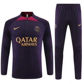 Sudadera Fc Paris Saint.Germain Púrpura 23/24 (Hombre/Niño) + Pantalones