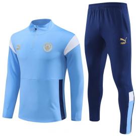 Sudadera Manchester City FC 23/24 Azul (Hombre/Niño) + Pantalones