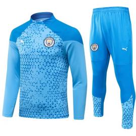 Sudadera Manchester City Training 23/24 Azul Niño +Pantalones