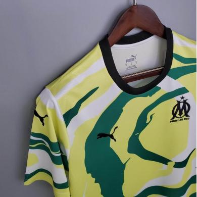 Camisetas Olympique Marseille "OM Africa" Edición especial 2021/2022  Blanco Amarillo Verde