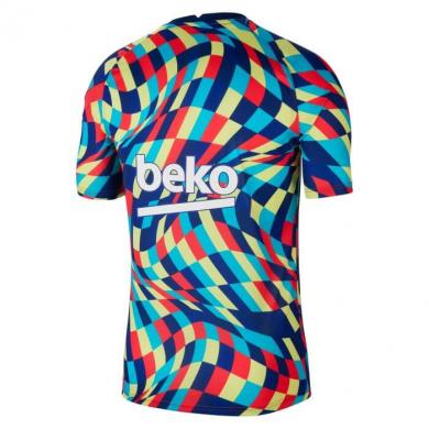 Camiseta De Calentamiento Fc b-arcelona 2020/2021 Azul