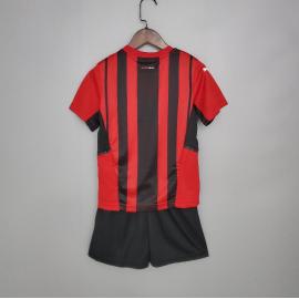 Camiseta AC Milan 1ª Equipación 2021/2022 Niño