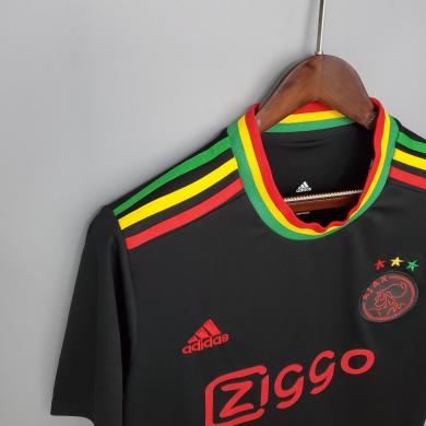 Camiseta A-j-a-x Fc Concepto Negro 2020-2021