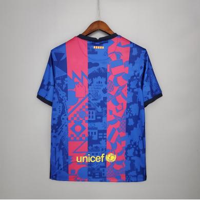 Camiseta Del b-arcelona Para La Champions 2021-22 Niño