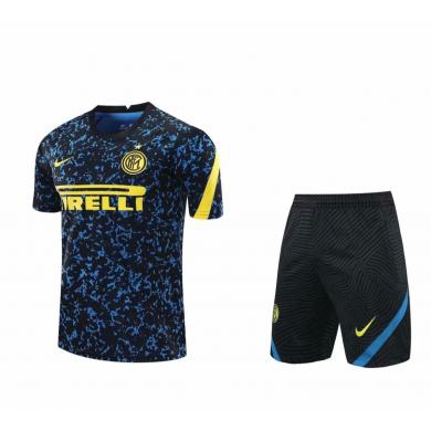 Camiseta Inter Milan 2020-2021 Entrenamiento Camuflaje Azul