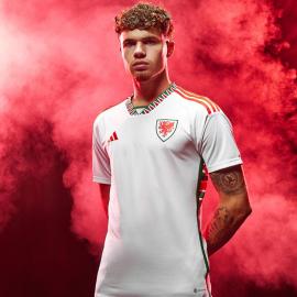 Camiseta GALES Segunda Equipación Mundial Qatar 2022