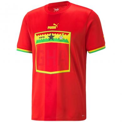 Camiseta Ghana Segunda Equipación 2022