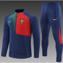 Chaqueta De Chándal Portugal Azul marino 2022 Niño