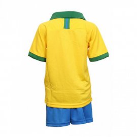 Camiseta Brasil 1ª Equipación 2019 Niño Kit