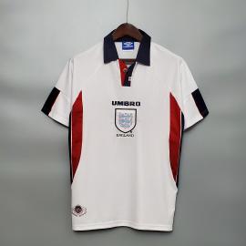 Camiseta Inglaterra 1ª Equipación Retro 1998