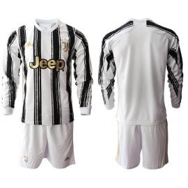 Primera Equipacion Camiseta Juventus Manga Larga 2020/2021