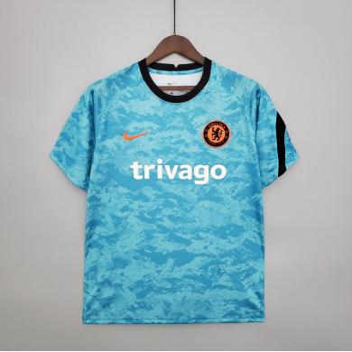 Camiseta Chelsea Fc Training 2021-2022 Azul