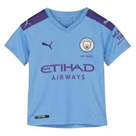 Camiseta de la 1.ª equipación del Manchester City 2019-20 para niños