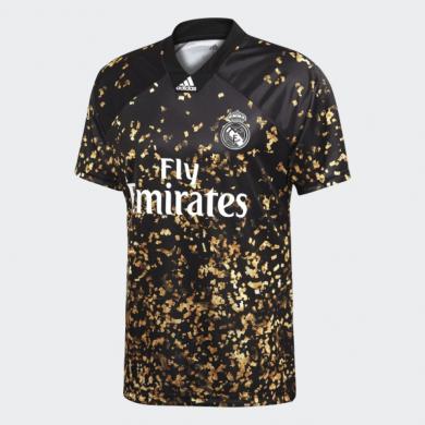 CAMISETA 4ª REAL MADRID 2019/2020 EA SPORTS NEGRO DORADO