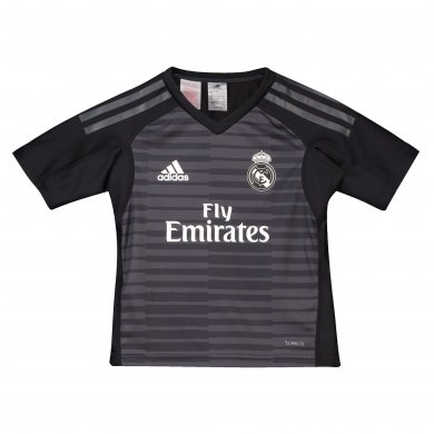 Conjunto mini 1ª equipación de portero del Real Madrid 2018-19